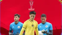 Piala Asia - Muhammad Riyandi, Ernando Ari, Syahrul Trisna (Bola.com/Adreanus Titus)