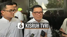 Sejumlah pegawai TVRI menyegel kantor Dewan Pengawas TVRI (16/01/19). Bermula ketika beredar SK Dewan Pengawas LPP TVRI No 3/2019 di media sosial.