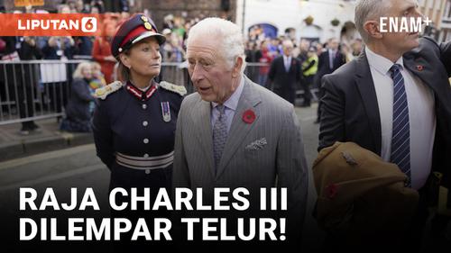 VIDEO: Detik-detik Raja Charles III Dilempari Telur