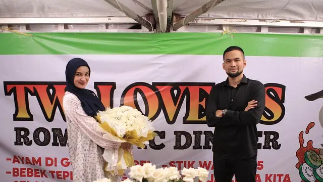 8 Potret Teuku Wisnu dan Shireen Sungkar Jalani Dinner Romantis Ini Kreatif Banget