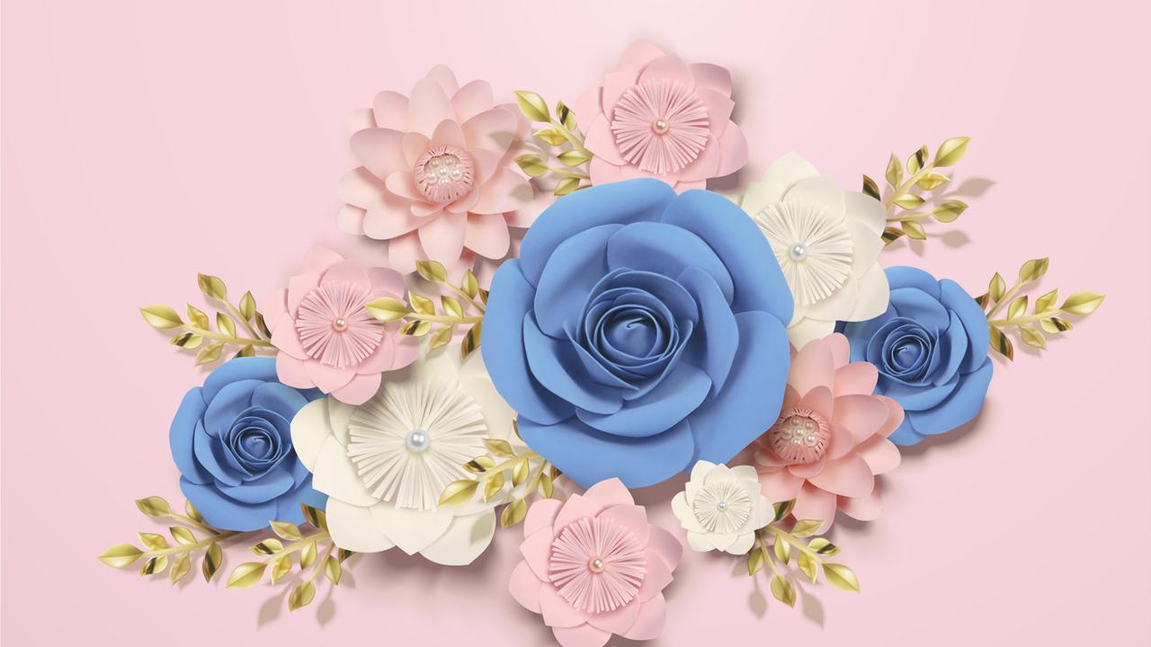 ilustrasi paper flower