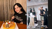 Irish Bella berikan kejutan ultah untuk Yasmine Ow, istri Aditya Zoni (Foto: Instagram yxsmine.ow/_irishbella_)