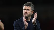 Pelatih Manchester United, Michael Carrick. (Darren Staples / AFP)