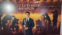 Prestasi diukir SCTV di Asian Television Awards ke-28 yang digelar di Vietnam. Program Turnamen Olahraga Selebriti Indonesia menang Best Sports Programme. (Foto: Dok. SCTV)