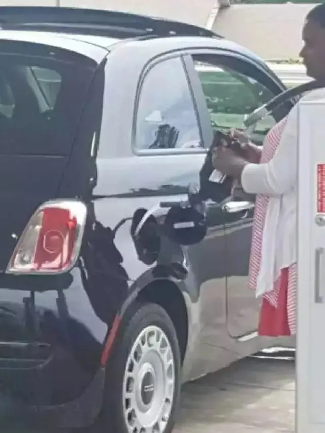 Kumpulan Potret Kocak Ibu-Ibu Isi Bensin di SPBU, Bikin Cekikikan (ist)