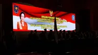Megawati Soekarnoputri menerima gelar doktor honoris causa dari IPDN. (Liputan6.com/Putu Merta Surya Putra)