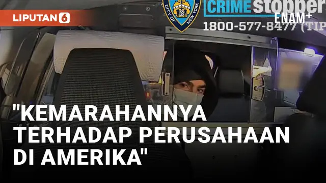 VIDEO: Detik-Detik Polisi Menangkap Tersangka Pembunuhan CEO Unitedhealthcare
