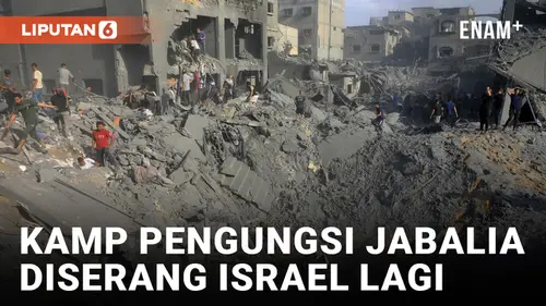VIDEO: Sadis! Tak Henti-Hentinya Israel Jatuhkan Bom Lagi ke Kamp Pengungsi Jabalia
