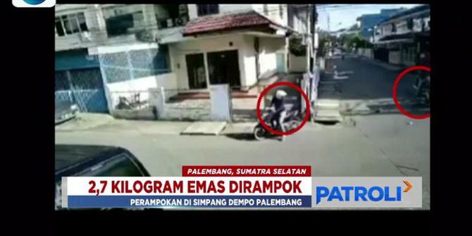 Detik-Detik Pemilik Toko Emas di Palembang Dirampok saat Naik Becak