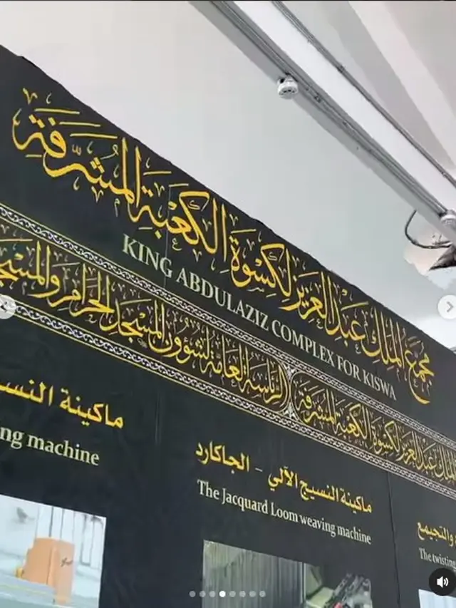 8 Potret Wirda Mansur ke Pabrik Pembuatan Kiswah dan Hira Cultural Distric, Tak Disangka