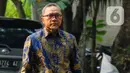 Zulkifli Hasan atau lebih dikenal dengan nama Zulhas atau Bang Zul adalah seorang wirausahawan dan politisi berkebangsaan Indonesia yang saat ini menjabat sebagai Menteri Perdagangan menggantikan Muhammad Lutfi. (Liputan6.com/Herman Zakharia)