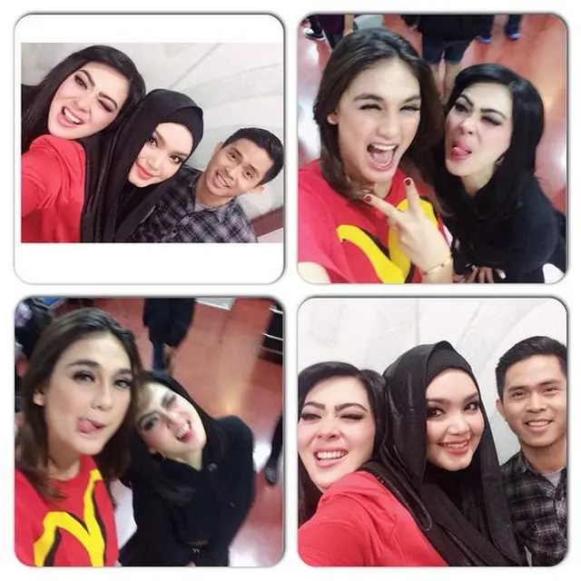 Selfie Luna Maya dan Syahrini (Sumber Foto: Brilio.net - Instagram/@pr1ncessyahrini)