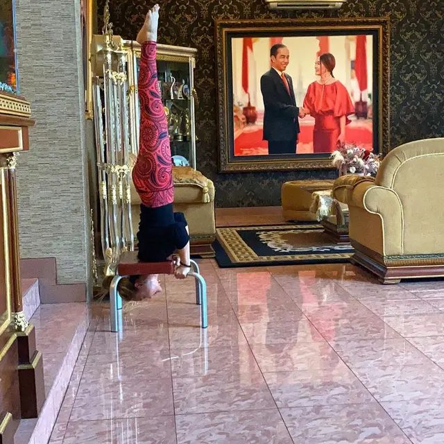 Inul Daratista sedang berolahraga. (Foto: Instagram @inul.d)