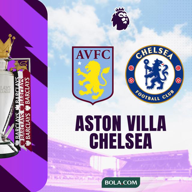 Liga Inggris - Aston Villa Vs Chelsea