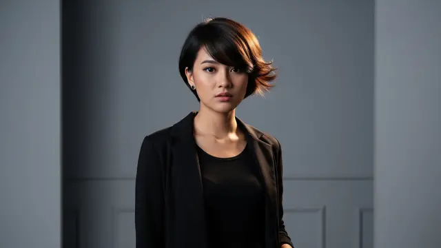 Model Rambut Pendek Wanita Cina Pixie Cut Feminin