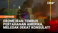 Sebuah drone Iran menghantam area parkir di luar Konsulat Amerika Serikat di Dubai pada Selasa, memicu kebakaran kecil. Video yang beredar di media sosial memperlihatkan ledakan di dekat gedung konsulat disertai kepulan asap hitam, sementara warga te...
