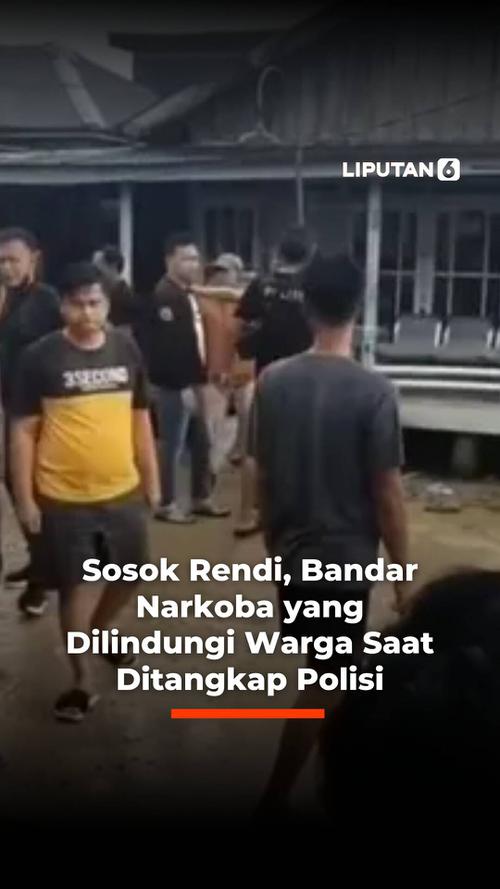 Sosok Rendi, Bandar Narkoba yang Dilindungi Warga saat Ditangkap Polisi