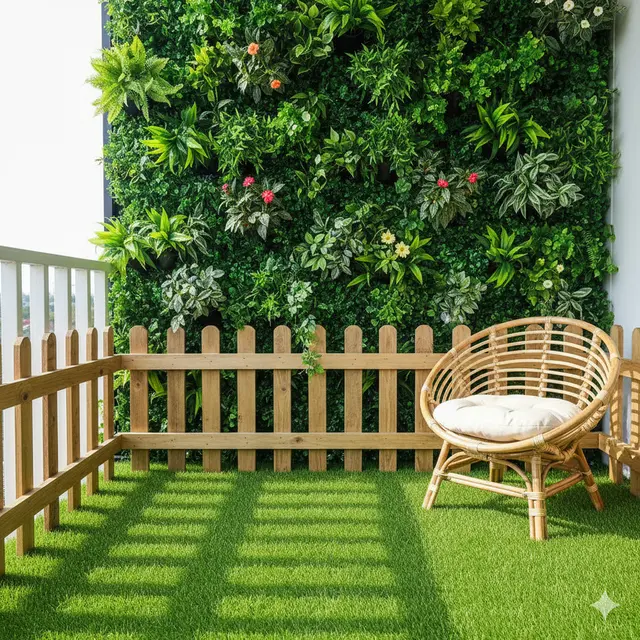 Balkon Rumah Mungil di Lahan Sempit yang Tetap Fungsional. Gemini