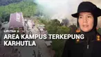 Kebakaran hutan dan lahan di Barito Kuala, Kalimantan Selatan mendekati area kampus. Di tengah kepungan kabut asap di sejumlah daerah, kasus penderita ISPA terus naik.
