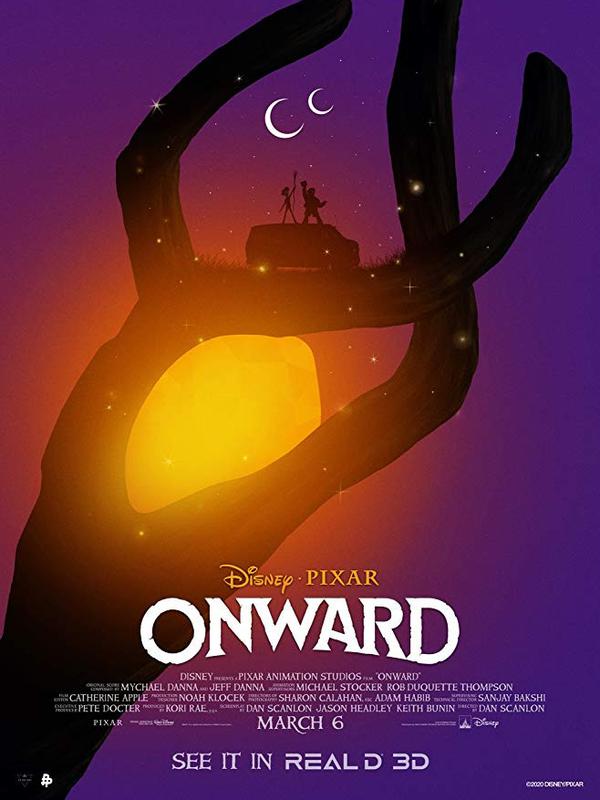 Poster film Onward. (Foto: Dok. IMDb/ Disney Pixar)