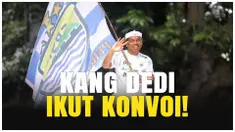 Cover Berita Video dari judul "Dedi Mulyadi Turun Gunung! Ikut Konvoi Persib Bandung Juara BRI Liga 1"
