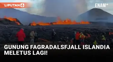 Bak Neraka, Gunung Fagradalsfjall Islandia Meletus Lagi