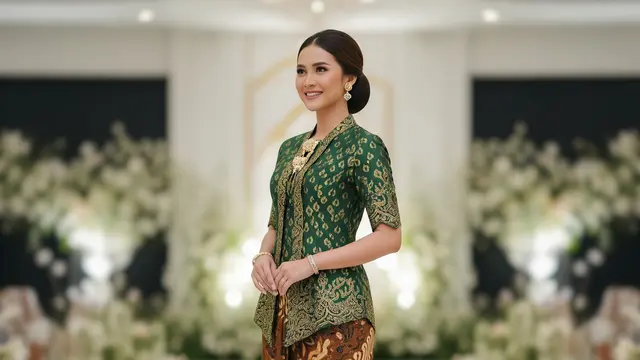 Ide Aksesoris Sepatu untuk Atasan Brokat dan Bawahan Batik (Image by Gemini AI)