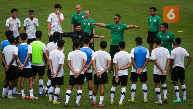 Latihan Timnas Indonesia U-22 untuk SEA Games 2023