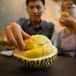 Durian. (NICHOLAS YEO / AFP/Asnida Riani)