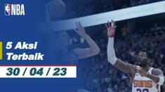 Berita Video, deretan 5 aksi terbaik NBA yang terjadi di laga Denver Nuggets Vs Phoenix Suns pada Minggu (30/4/2023)