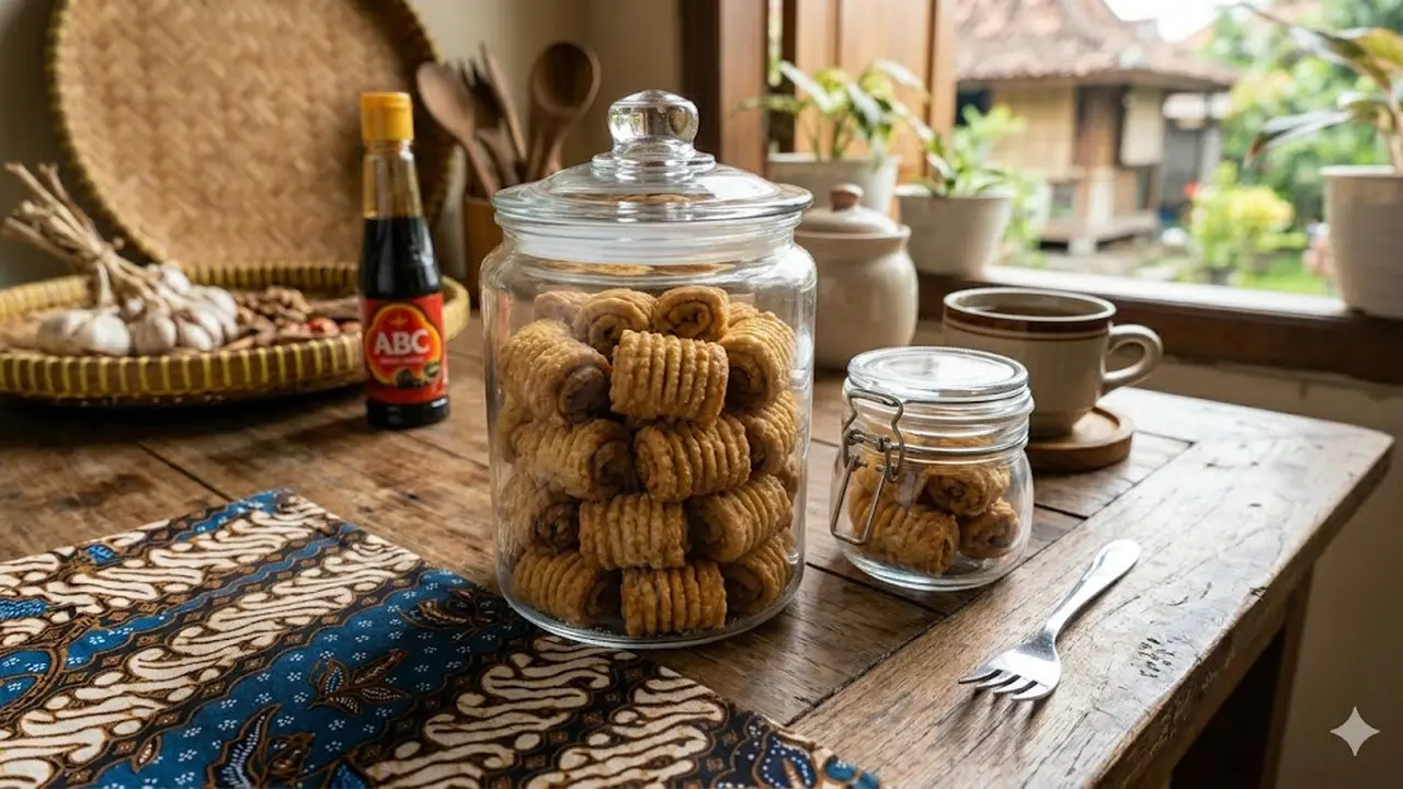 Resep Kue Garpu Asin Tanpa Telur