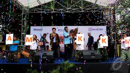 BRI menjelaskan asuransi Mikro KKM BRI memiliki proteksi yang lengkap serta segera dalam penyelesaian pemberian santunan, Jakarta, Rabu (10/9/2014) (Liputan6.com/Andrian M Tunay) 