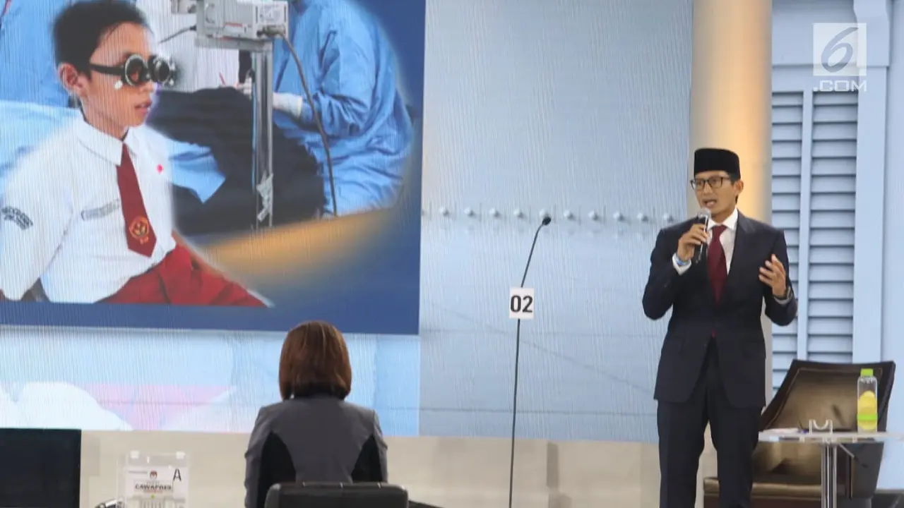 Debat Cawapres 2019 Tema Pendidikan dan Pesehatan