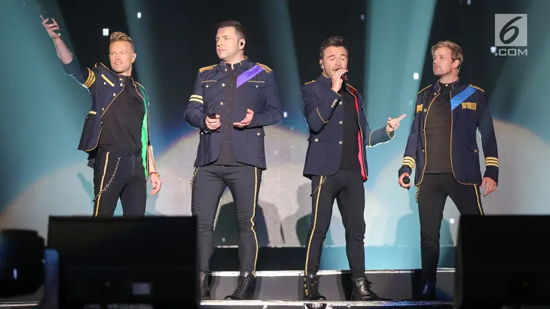 Konser Westlife Ajak Penonton Bernostalgia