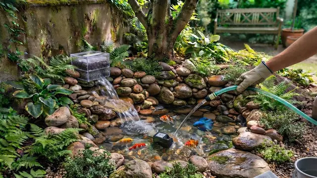 Cara Membuat Kolam Mini yang Tidak Cepat Kotor