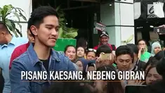 Kaesang Pangarep membuka gerai baru pisang goreng nugget miliknya di Cikini, Jakarta.