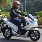 Honda PCX listrik diperkenalkan di IMOS 2018 (ist)