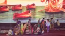 Pertumbuhan dan transformasi kota Jakarta diharapkan tetap berpijak pada akar budaya dan jati diri. (Liputan6.com/Angga Yuniar)