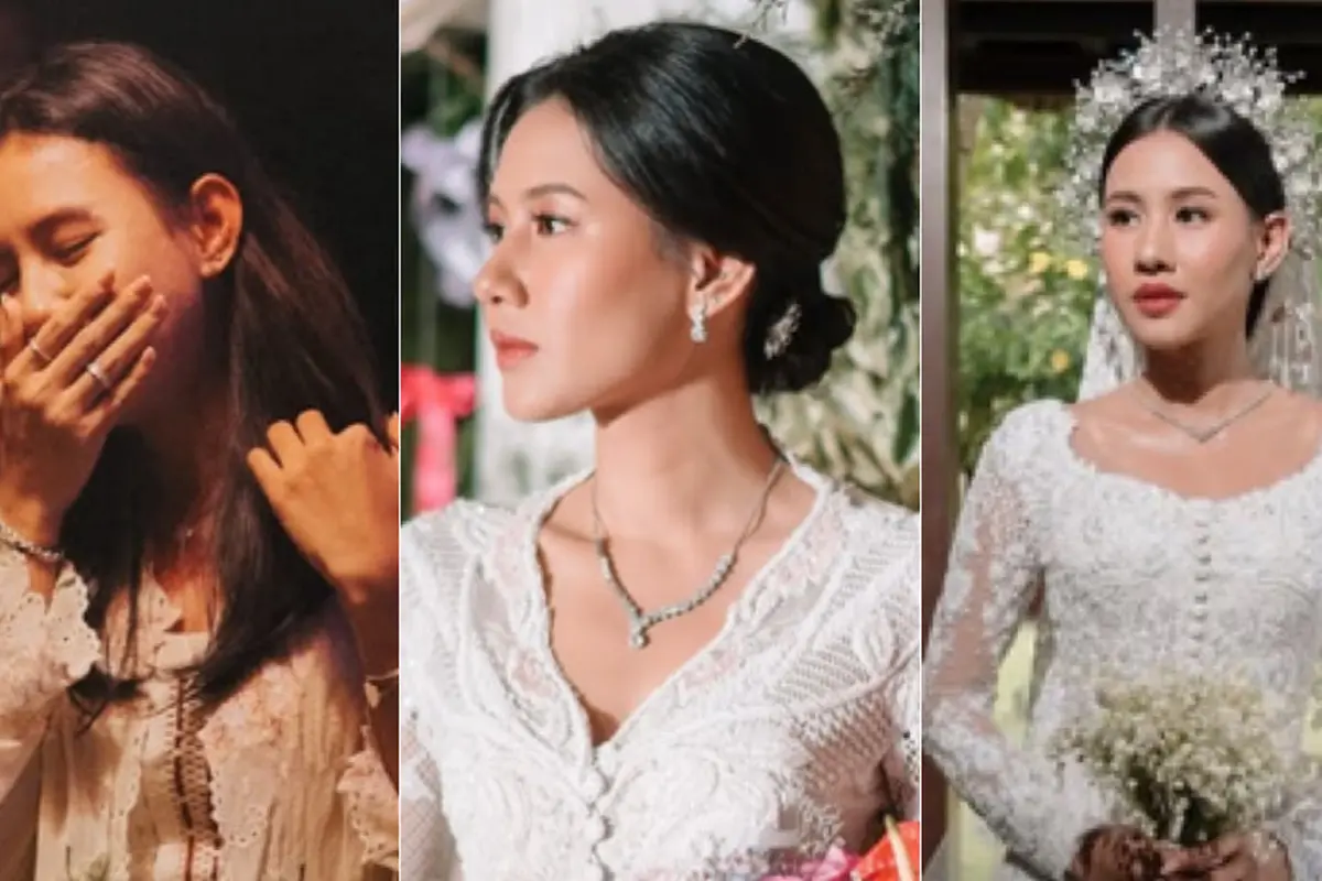 Kebaya Pilihan Shenina Cinnamon dari lamaran hingga pernikahannya