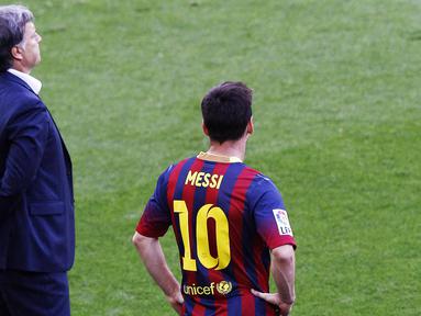 Juru taktik Inter Miami untuk musim depan akhirnya terjawab. Melalui akun resmi klub, Gerardo Martino ditunjuk jadi manajer baru. Pelatih berusia 60 tahun itu akan melanjutkan estafet kepelatihan dari Phil Neville yang sudah dipecat sejak awal Juni 2023 lalu. (Photo by QUIQUE GARCIA / AFP)