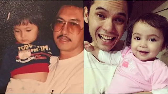 Potret Beda Gaya Sienna dan Foto Lawas Marshanda. (Sumber: Instagram/marshanda99)