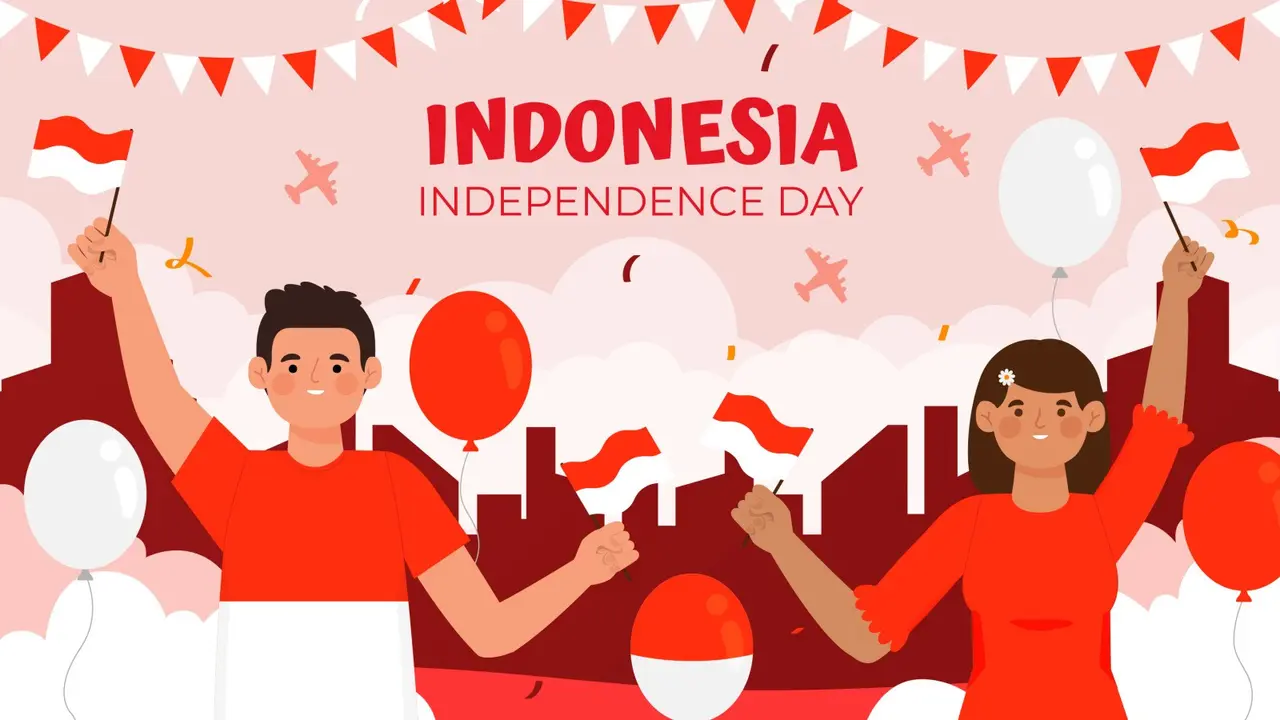 Ilustrasi HUT RI, Kemerdekaan Indonesia