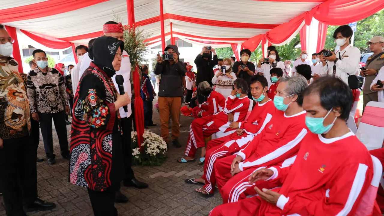 Mensos Risma memimpin langsung pelepasan tindak pemasungan terhadap 51 ODGJ di Bali