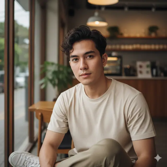 Model Rambut Pria Korea Comma Hair