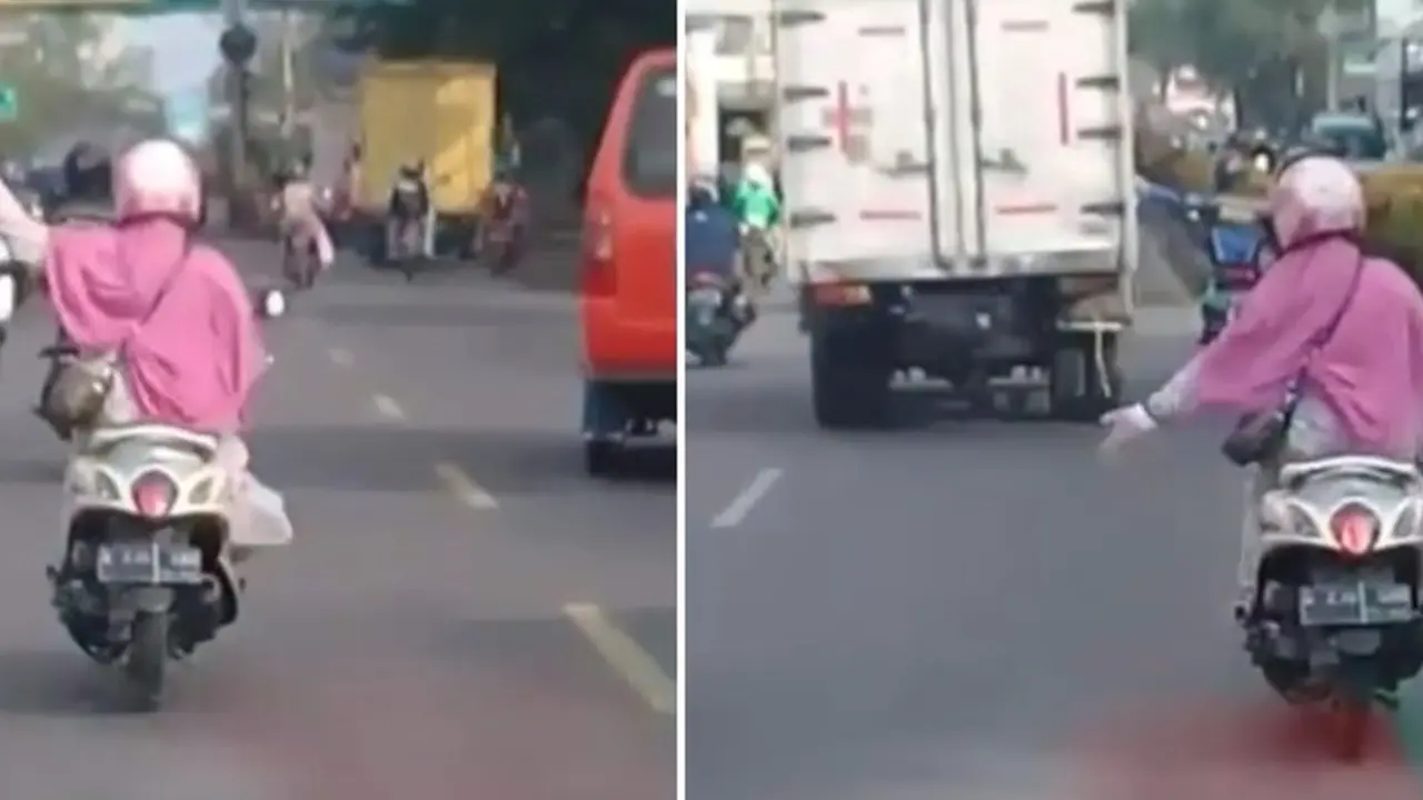 Keren, Viral Aksi Emak-Emak Bantu Mengawal Ambulans agar Bisa Lewat