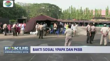 Yayasan Pundi Amal dan Peduli Kasih bersama Paguyuban Keluarga Besar Brimob gelar bakti sosial di Pasuruan, Jawa Timur.