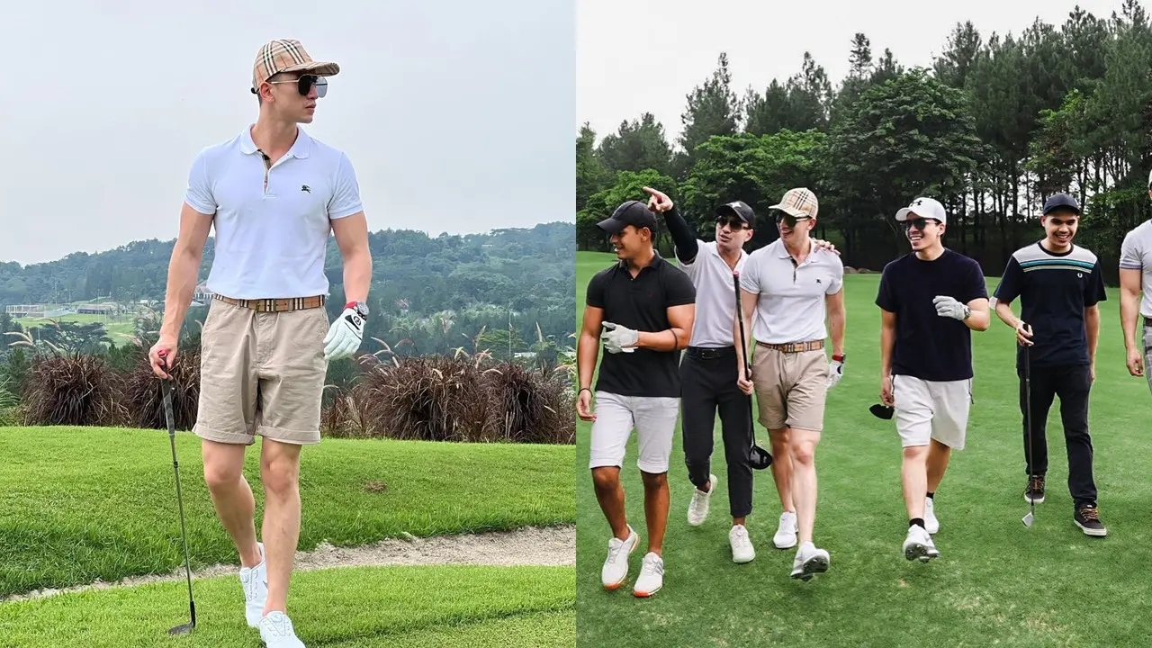 Verrell Bramasta dan Atta Halilintar Main Golf