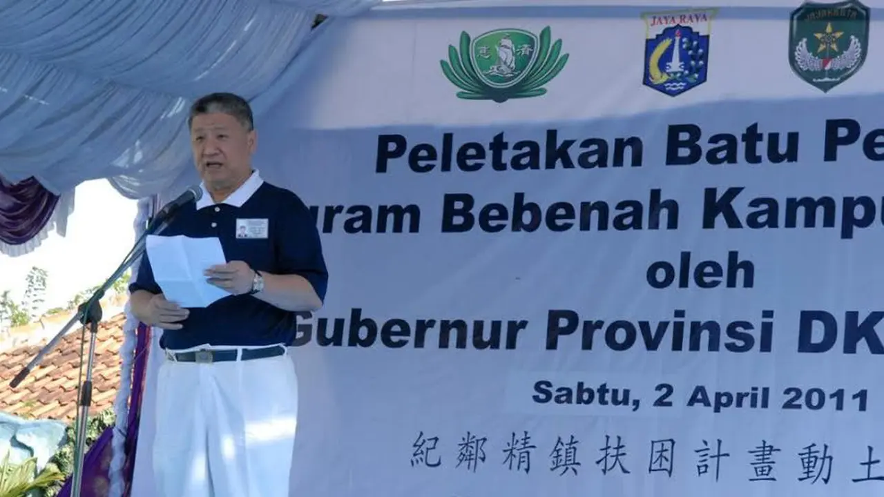 Pendiri Agung Sedayu Group Sugianto Kusuma atau yang biasa dikenal sebagai Aguan