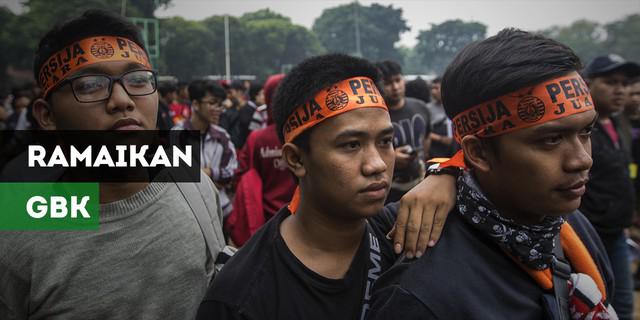 VIDEO: Jakmania Mulai Ramaikan Stadion GBK Jelang Persija Vs Mitra Kukar