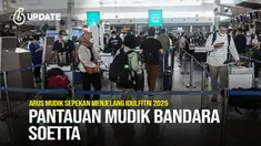 Pergerakan penumpang pesawat di 37 bandara yang dikelola PT Angkasa Pura Indonesia (InJourney Airports) meningkat pada angkutan Lebaran 2025. Bandara tersibuk selama 5 hari itu yakni Soekarno-Hatta Tangerang dengan 719 ribu penumpang.